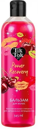 Бальзам для волос TIK TOK GIRL восстановление и питание flower power 360 мл