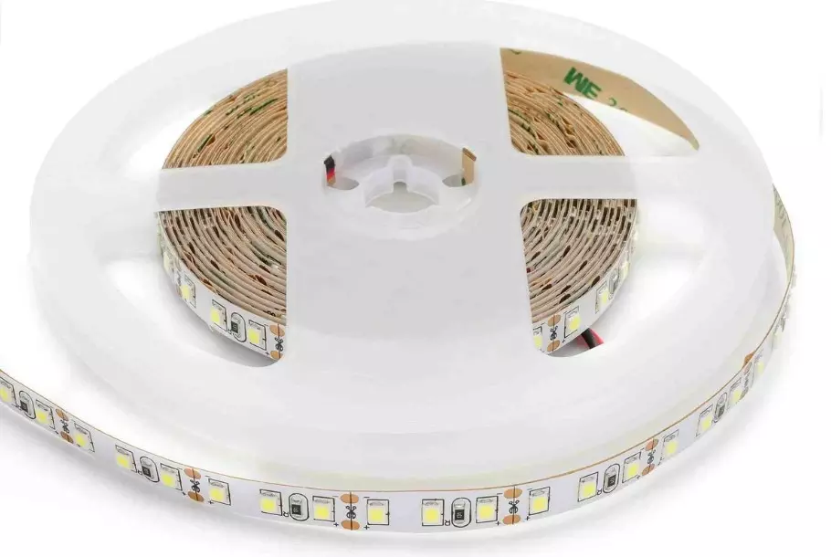 Светодиодная лента 12В 9,6Вт/м 600Лм/м 6500К 2м 8мм CRI&gt;80 SMD3528 120шт/м IP20 Apeyron 216BL