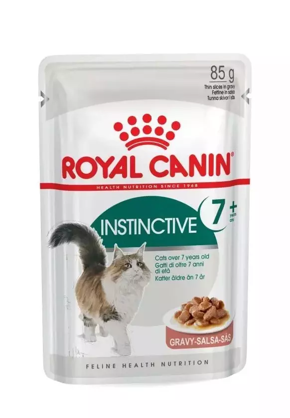 Влажный корм для кошек +7, 85 г, Royal Canin Instinctive+7