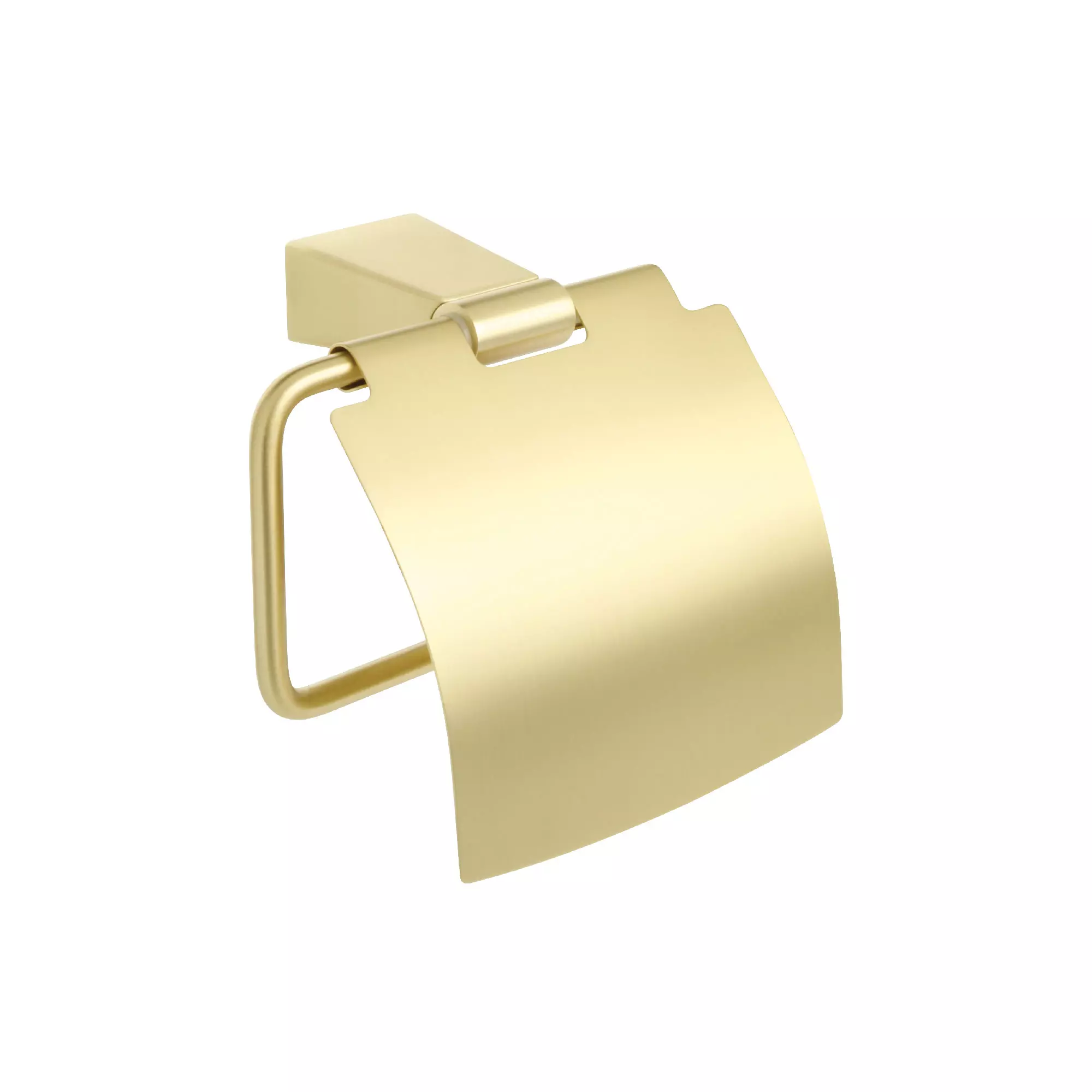 Бумагодержатель с крышкой FIXSEN TREND GOLD FX-99010, цвет золотой