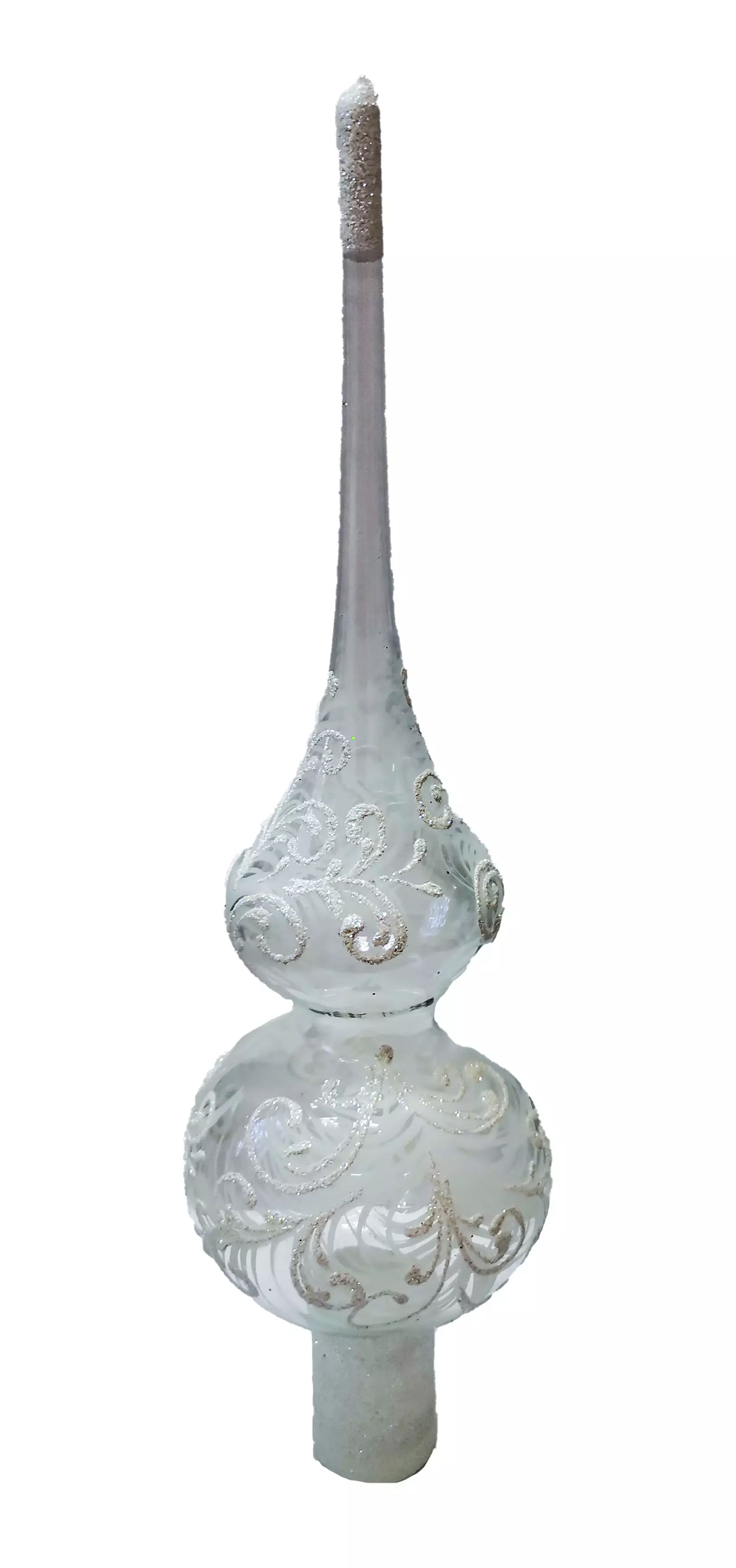 Верхушка на елку Пика стекло Воздушная Коломеев КВ-224248