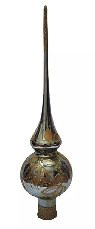 Верхушка на елку Пика стекло Графика 66 Коломеев КВ-224291