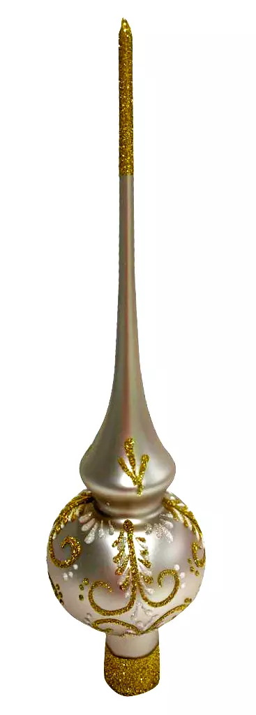 Верхушка на елку Пика стекло Заманчивая-1 Коломеев КВ-224303/1