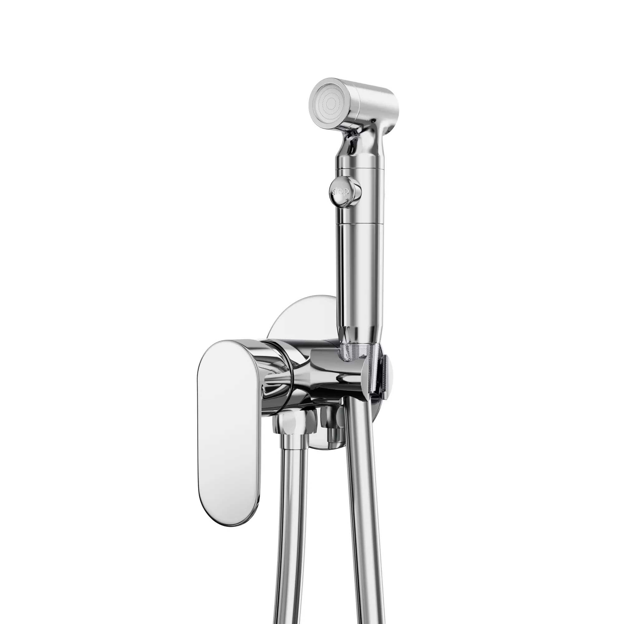 Гигенический душ со смесителем, встраиваемый, хром TOKITO TOK-FUR-1016