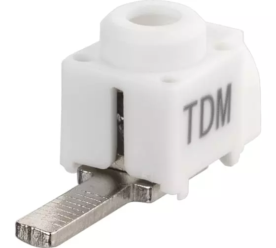 Вводная клемма TDM для модульного оборудования зажим винтовой 4-25мм² PIN L-28мм SQ0818-0003