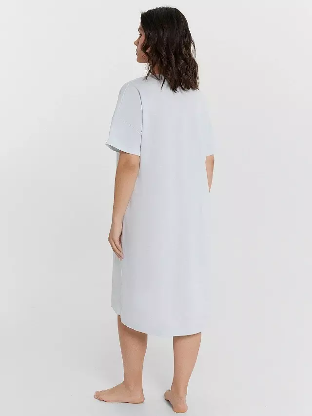 Ночная сорочка женская Mark Formelle 572310 св.голубой +печать, р-р 164/170 (60 / 6XL)