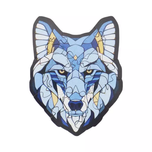Пазл деревянный Волк 10*12 см Eco Wood Art epuz-mini-wolf