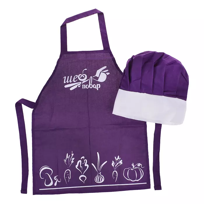 Игровой набор фартук и колпак Шеф-повар цвет в ассортименте 79718