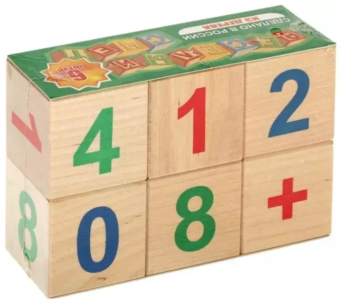 Кубики 6 шт Веселый счет Пелси И680