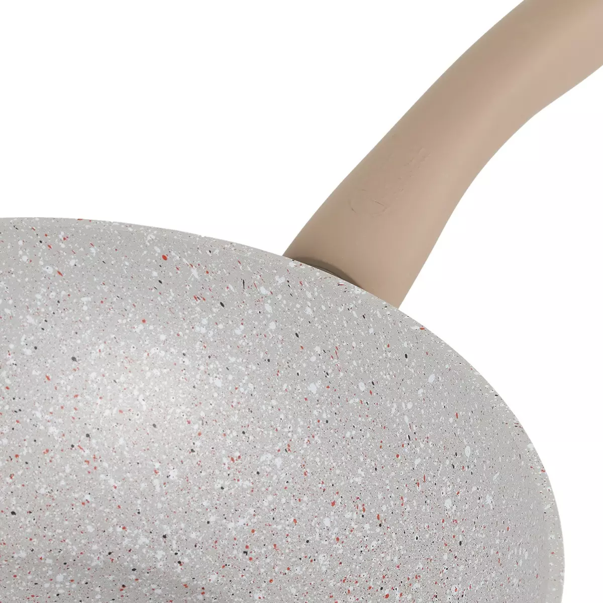 Сковорода-вок 28х7,5 см, кованый алюминий, индукция, серый, MABELLE GIPFEL 51009