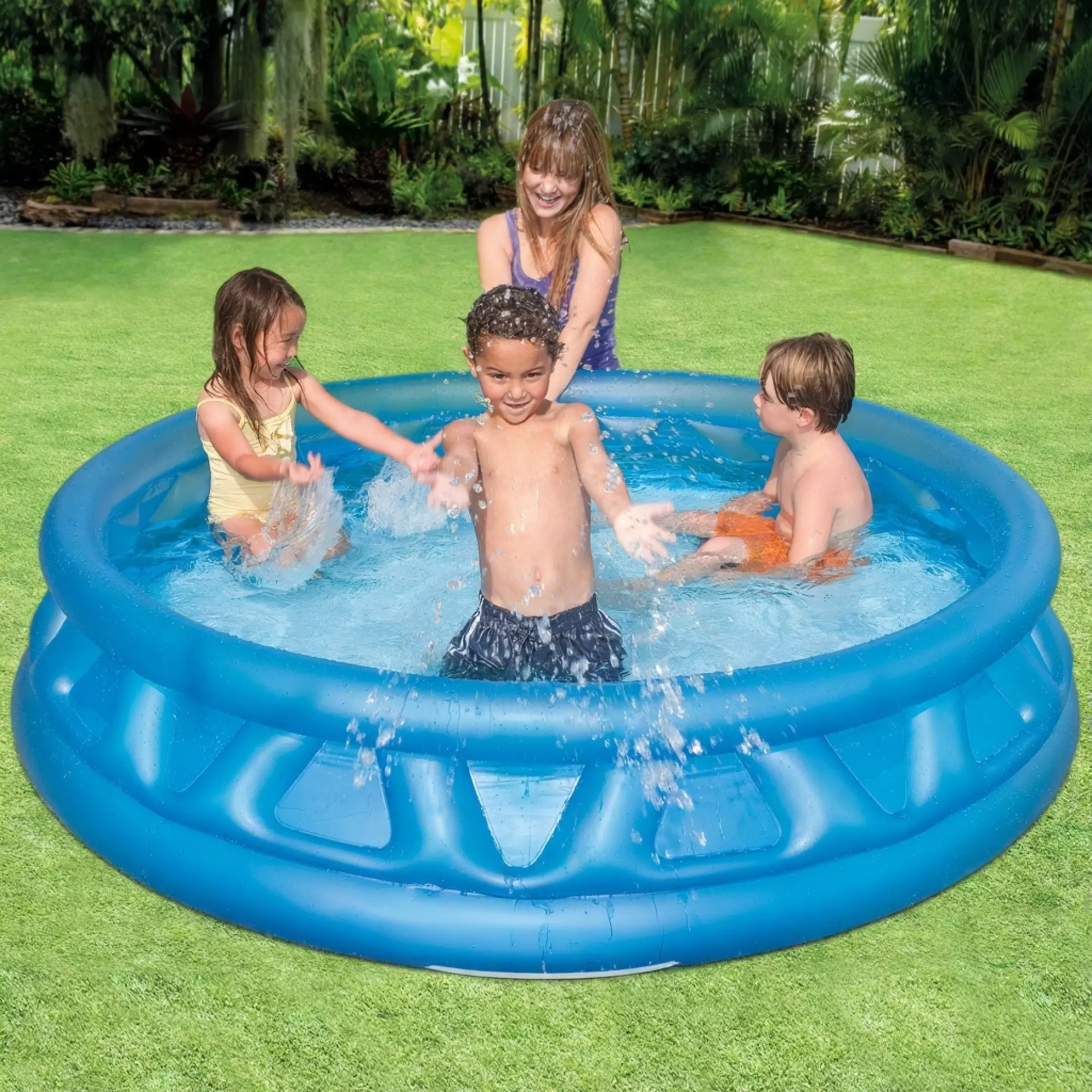 Надувной бассейн детский INTEX Геометрия 188х46 см 58431NP