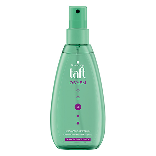 Жидкость для укладки волос TAFT CLASSIC Power Объем очень сильной фиксации , 150 мл