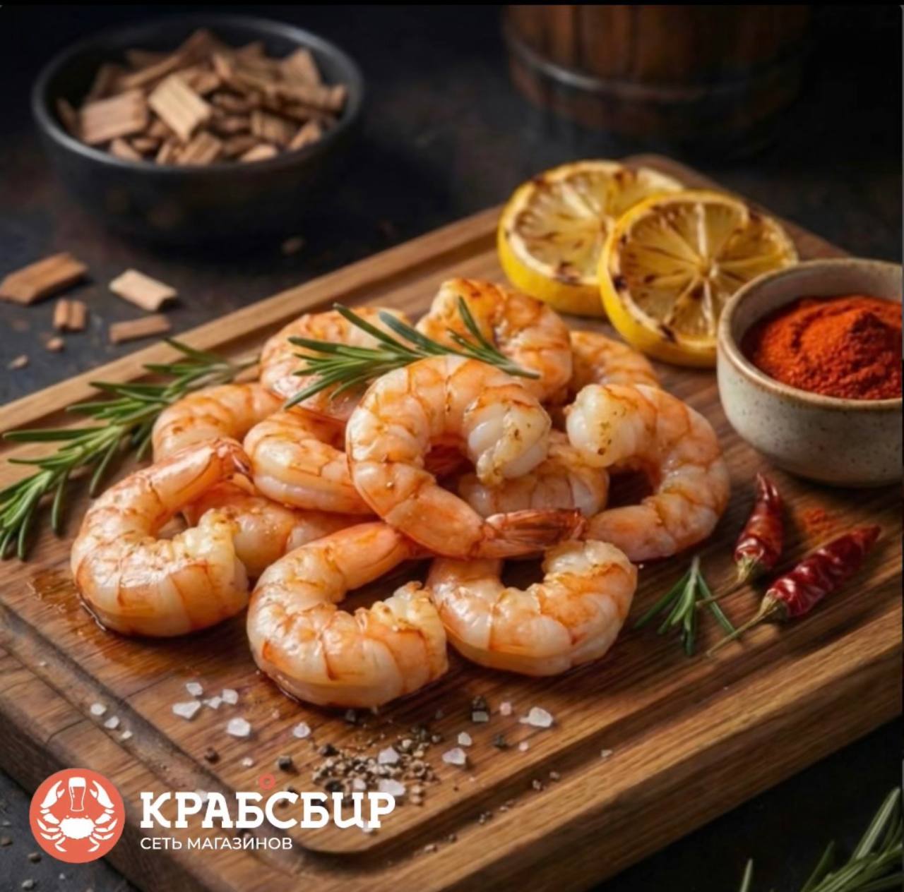 Копченая креветка