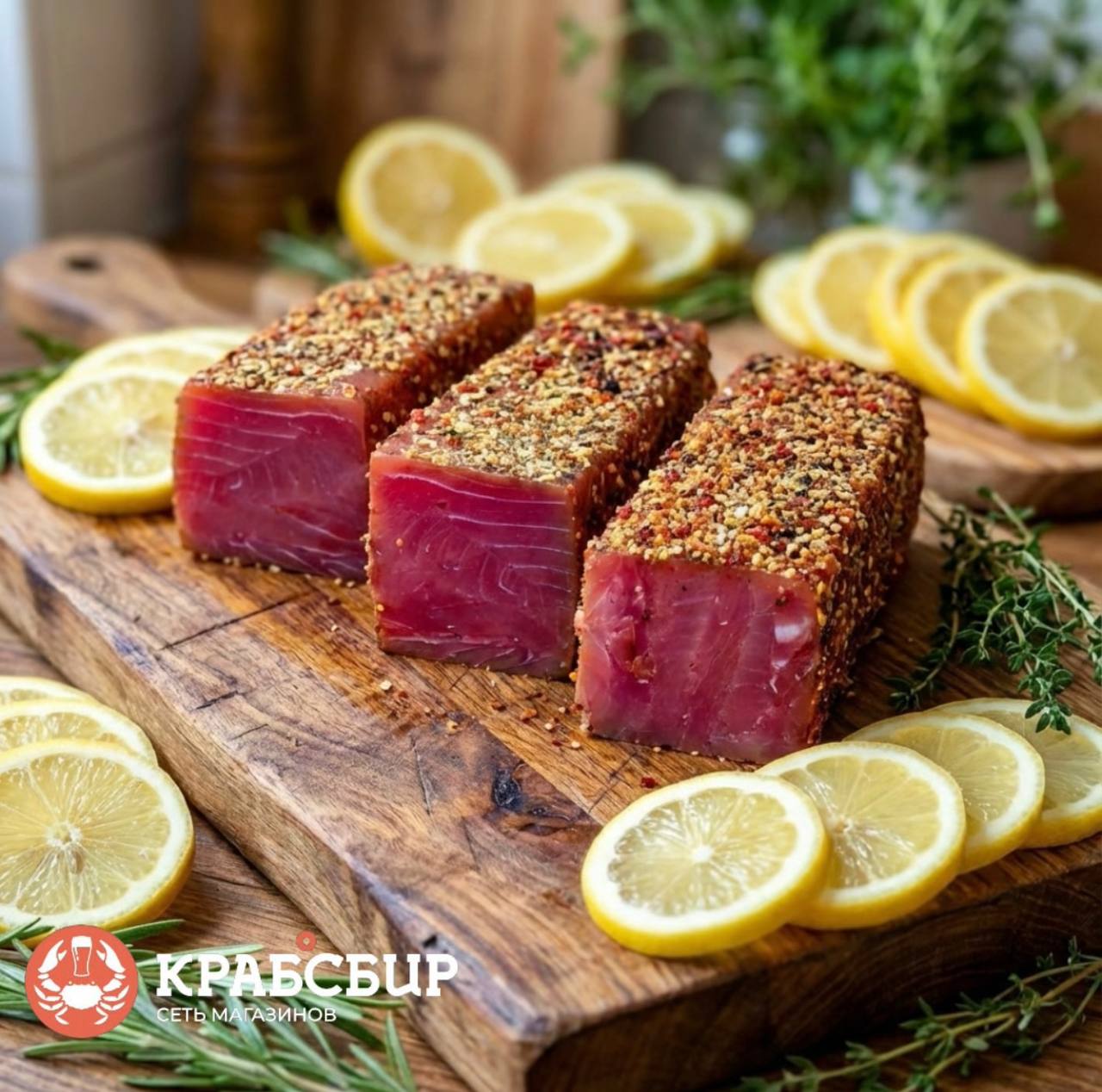 Брикет тунца в мексиканской обсыпке х/к