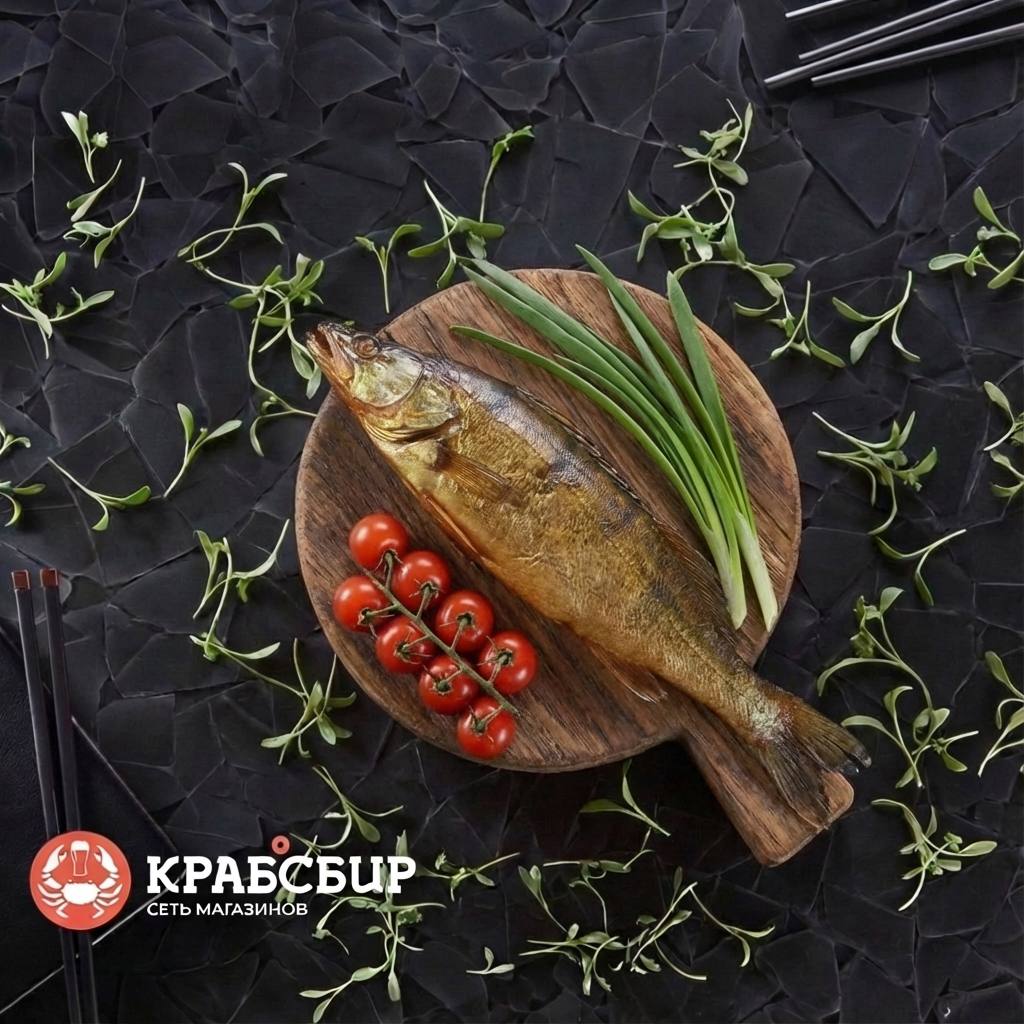 Судак горячего копчения