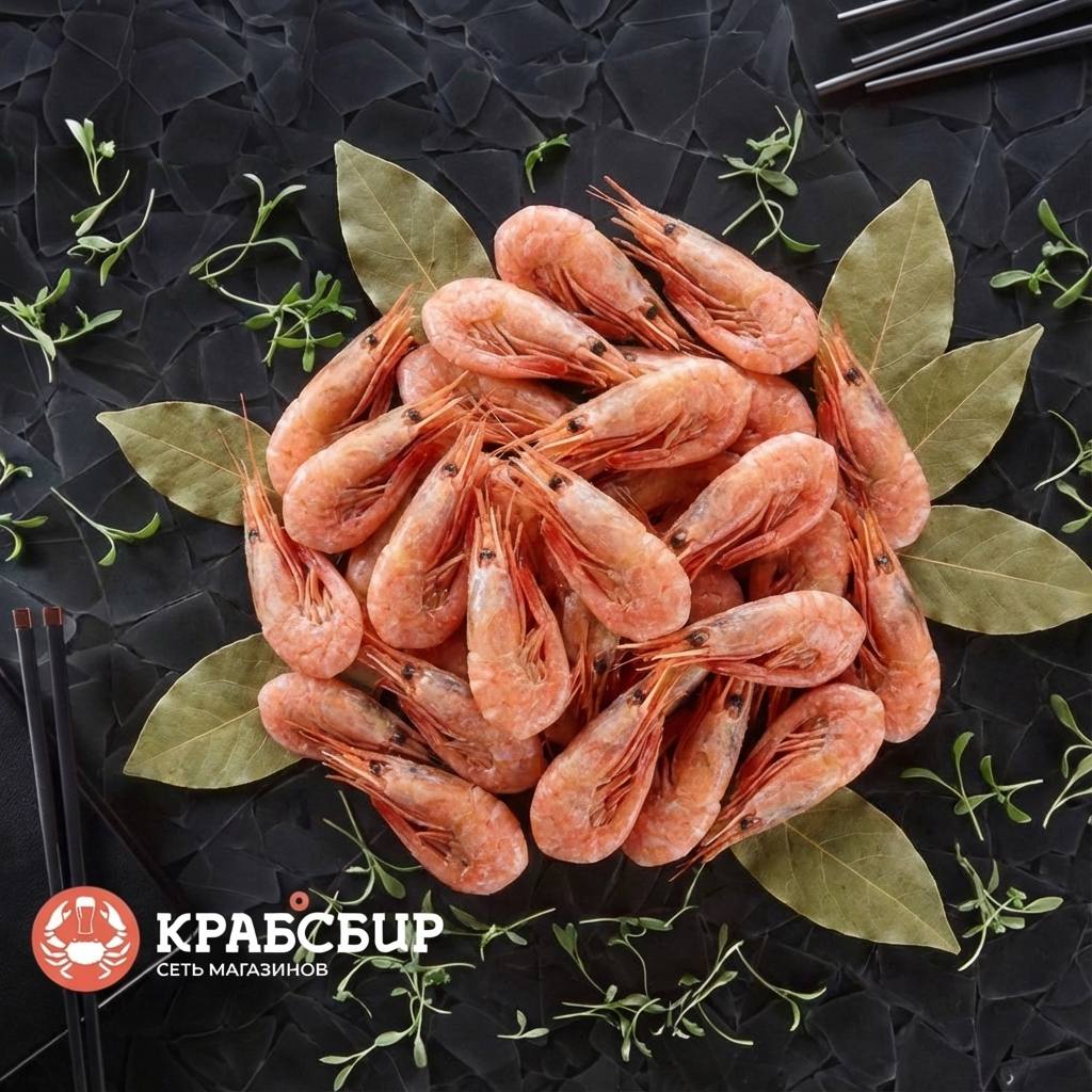 Северная креветка 120+