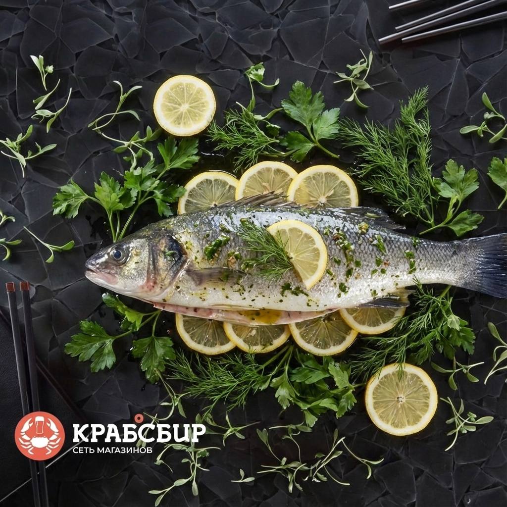 Сибас в маринаде