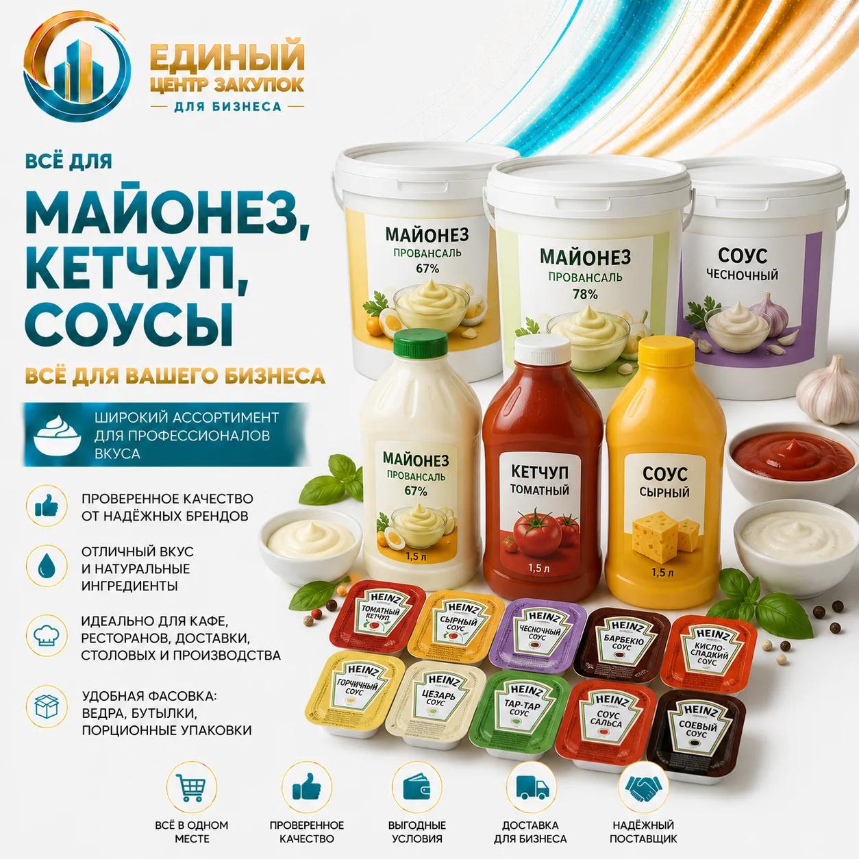 Майонез, Кетчуп, Соусы