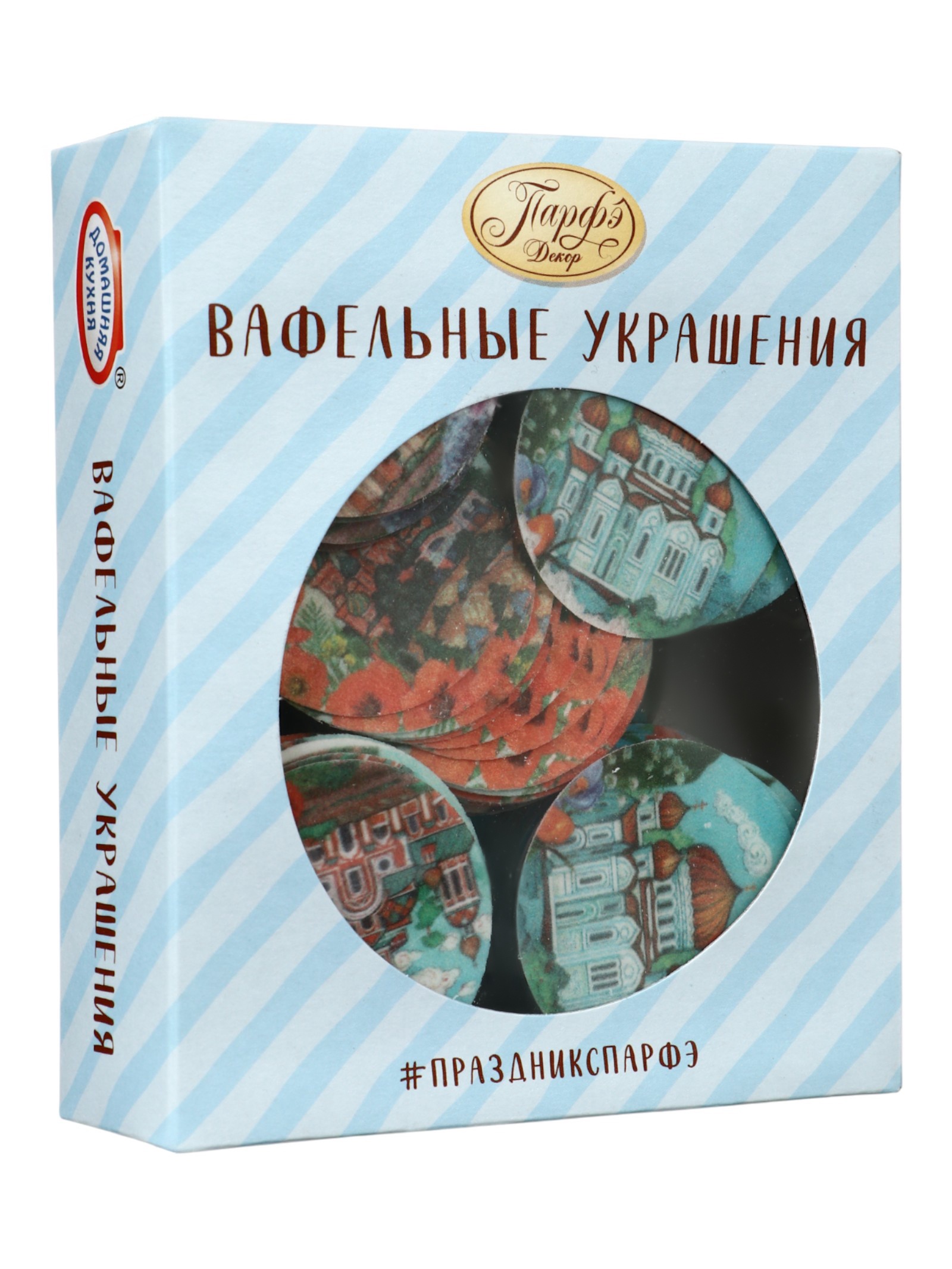 Вафельные картинки Пасха Цветы и Храмы 240 шт 6477721