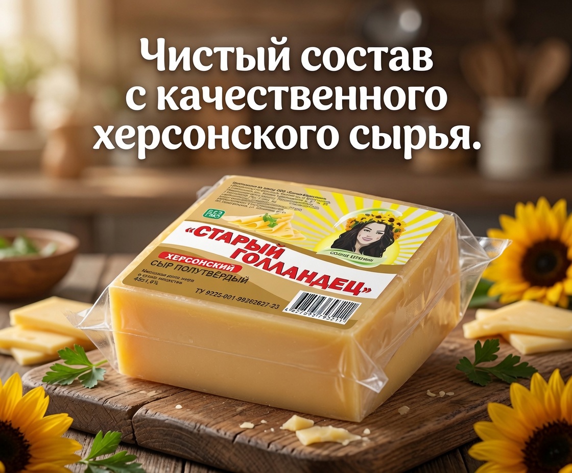 Сыр Старый Голландец Солнце Берегини