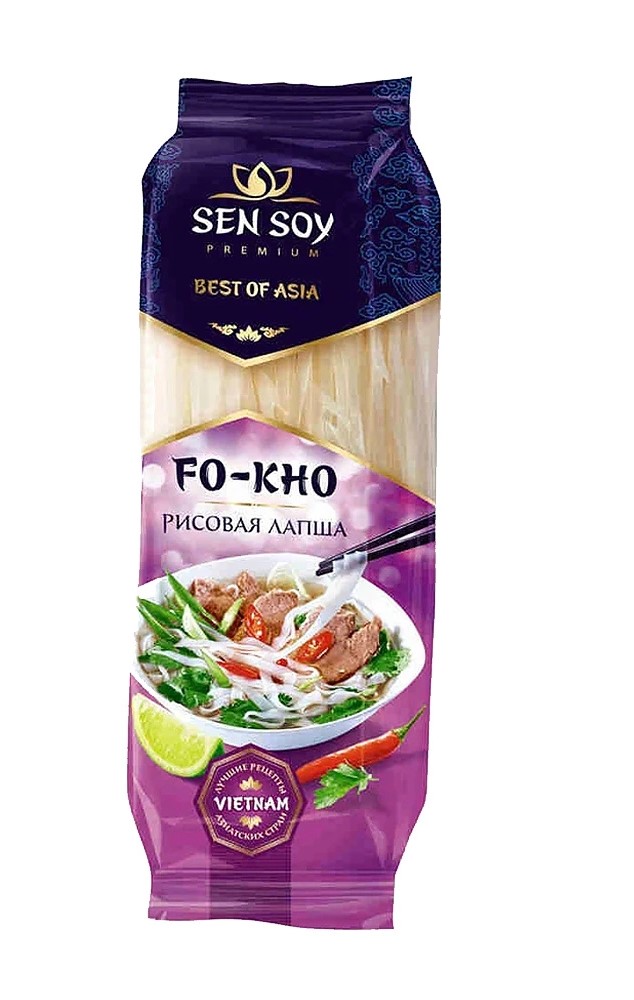 Лапша Рисовая Fo-Kno 200гр Сенсой