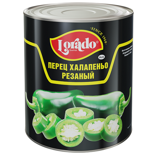 Перец халапеньо зел.рез. 3100мл