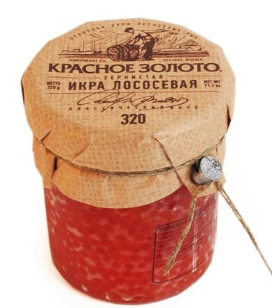 Икра 300гр с\б Красное золото