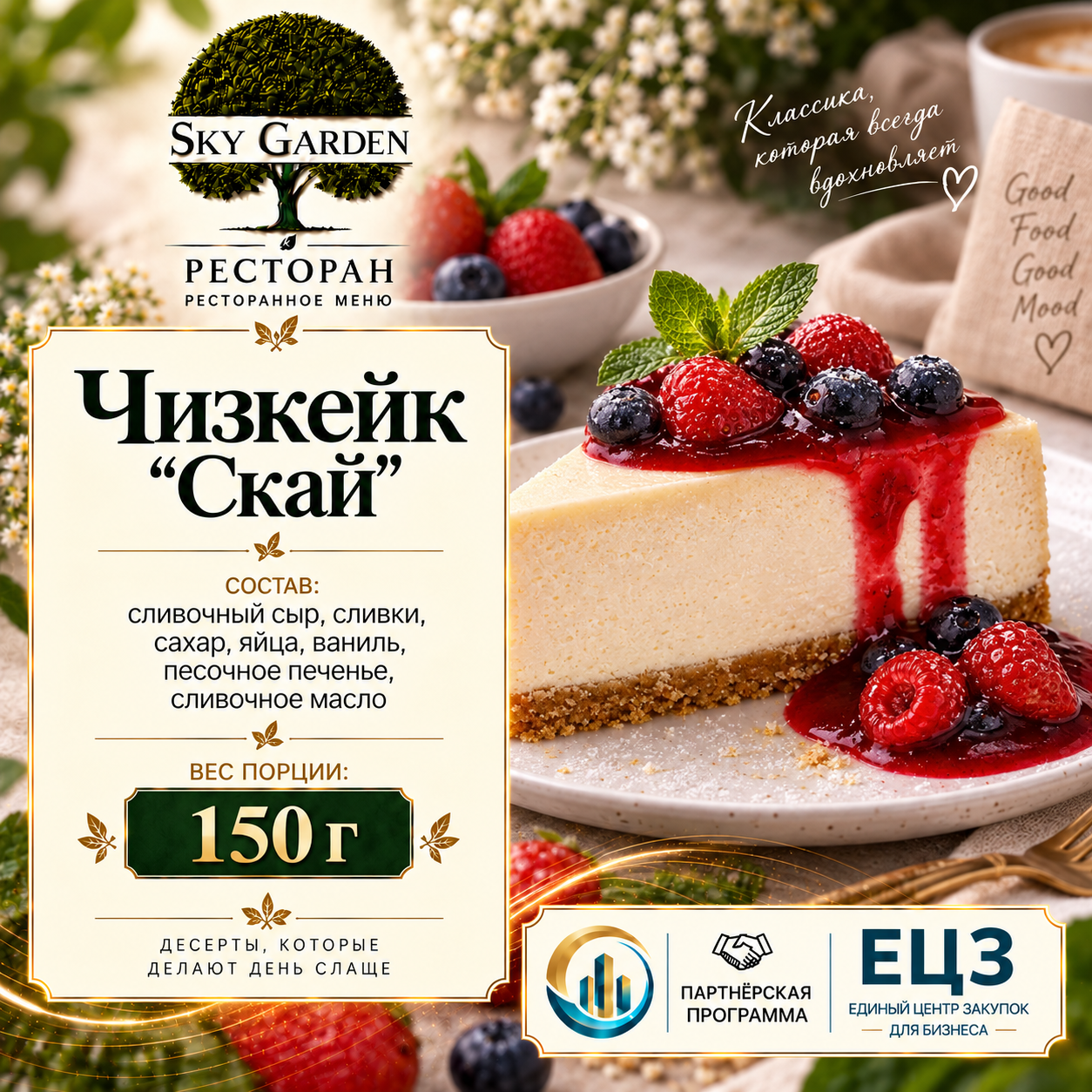 Чизкейк "Скай" 150 гр