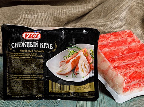 Краб пал Снежный краб Санта Бр 500гр