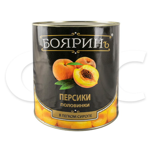 Персики полов ж\б 3100мл Боярин