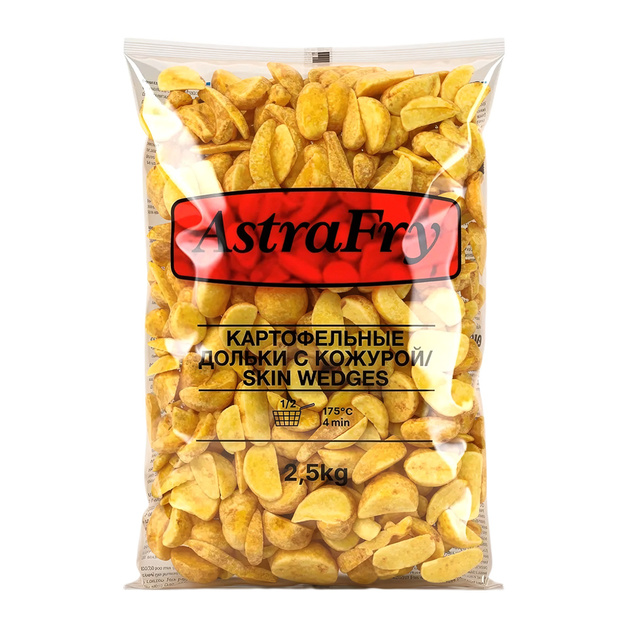 Картофельные дольки ASTRA FRY фас. 2.5кг./ 4шт кор.