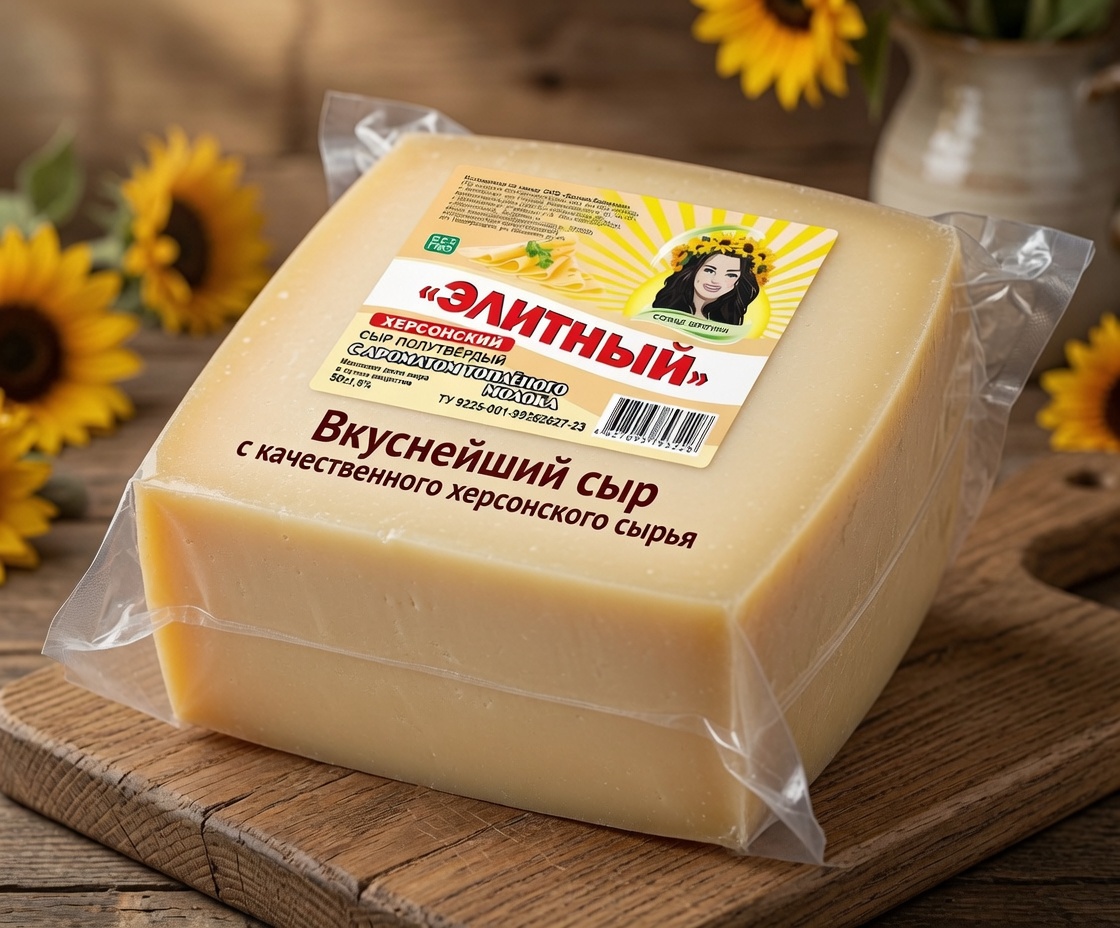 Сыр полутвер Элитный Солнце Берегини