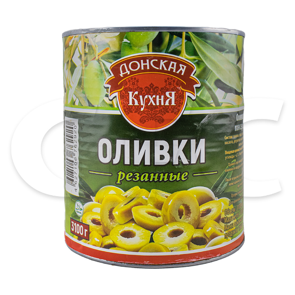 Оливки резан 3100мл ж\б