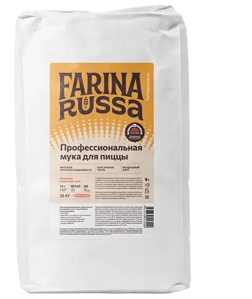 Мука для пиццы 25кг\м Farina Russa