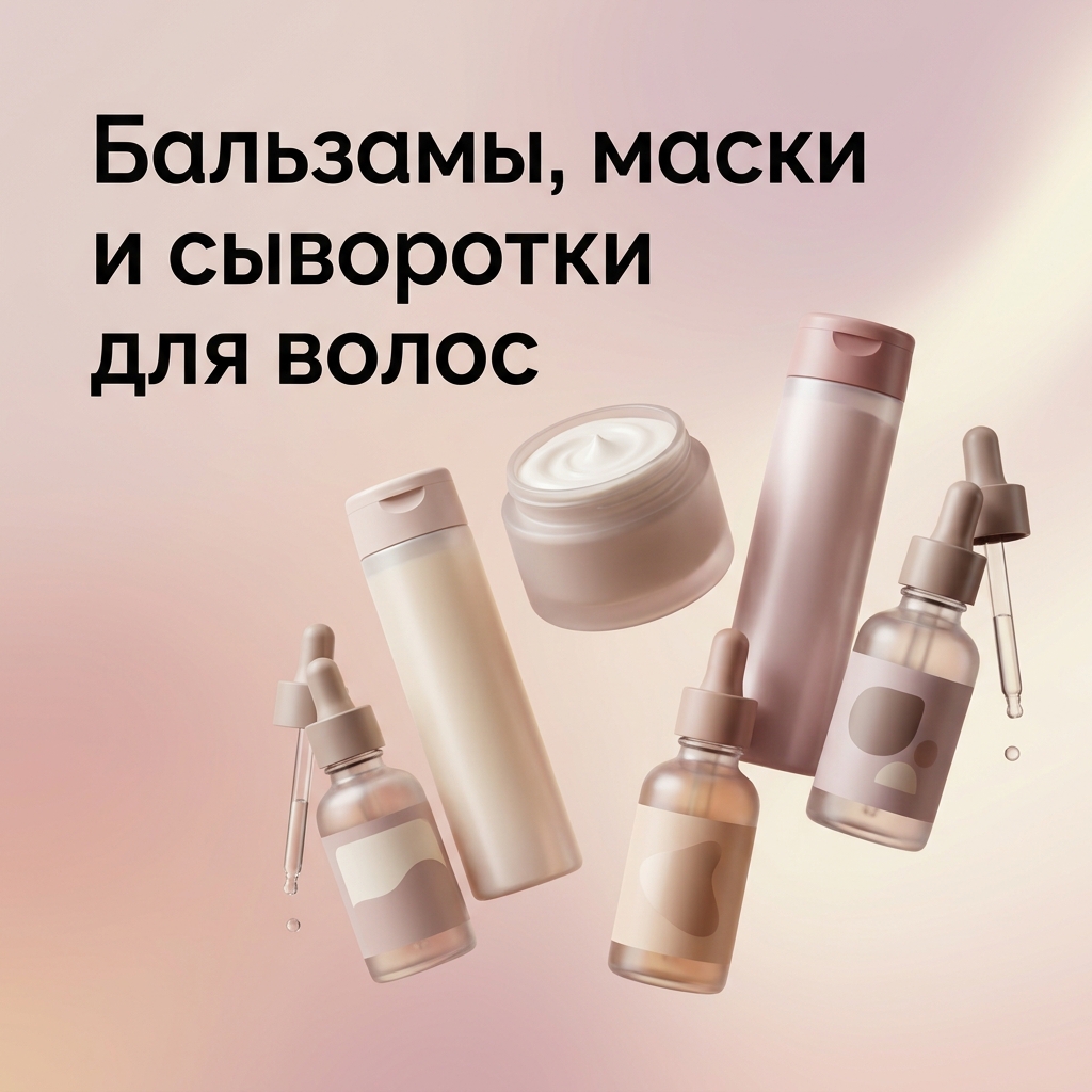 Бальзамы, маски и сыворотки для волос