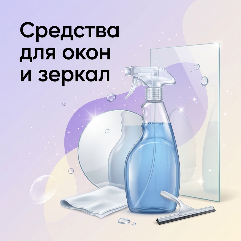 Средства для окон и зеркал