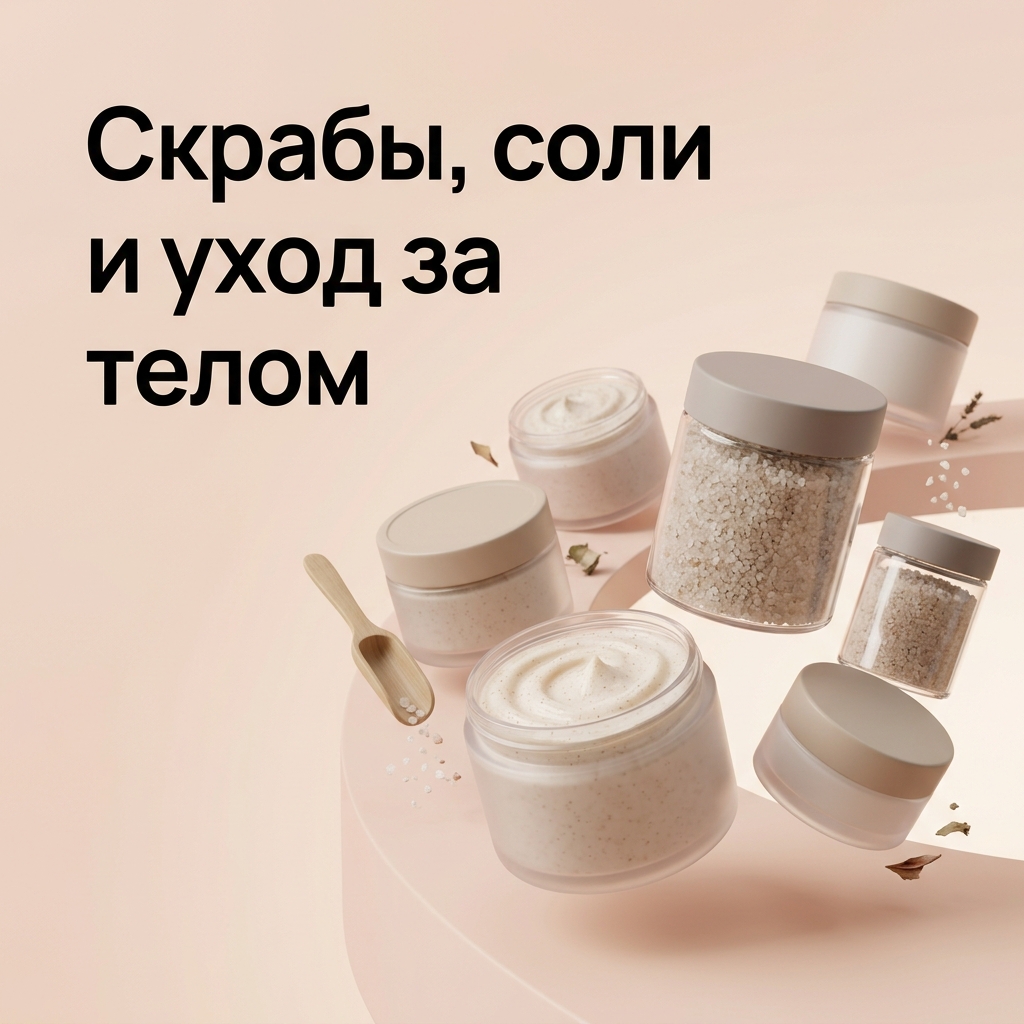 Скрабы, соли и уход за телом