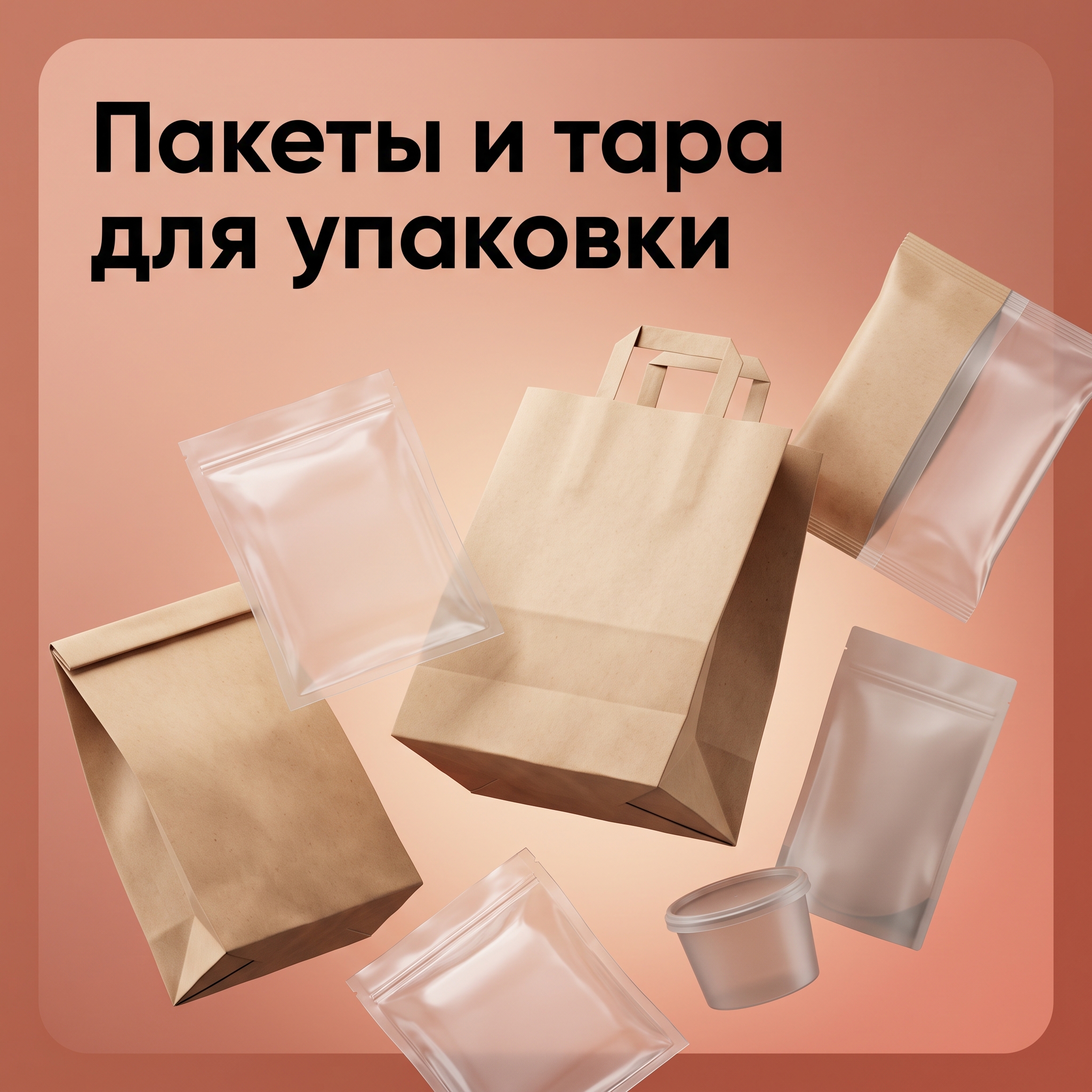 Пакеты и тара для упаковки
