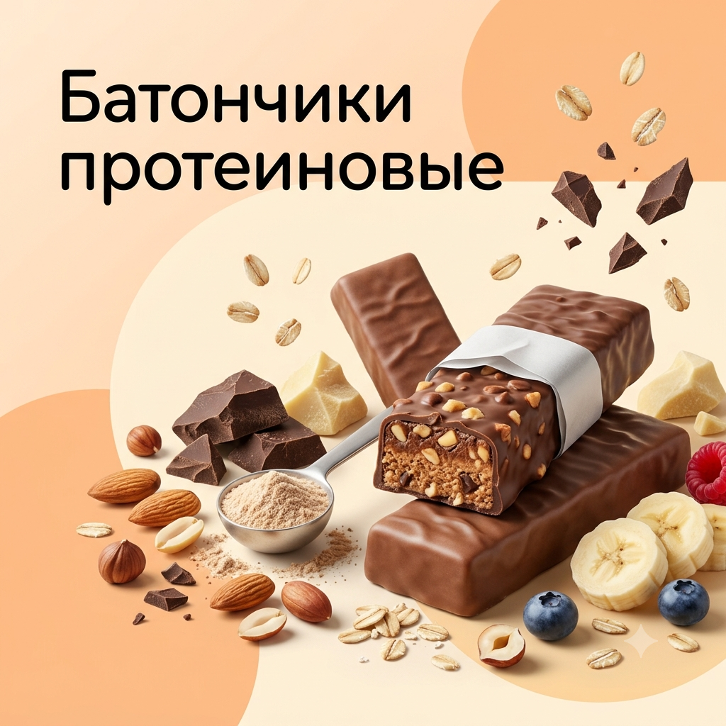 Батончики протеиновые