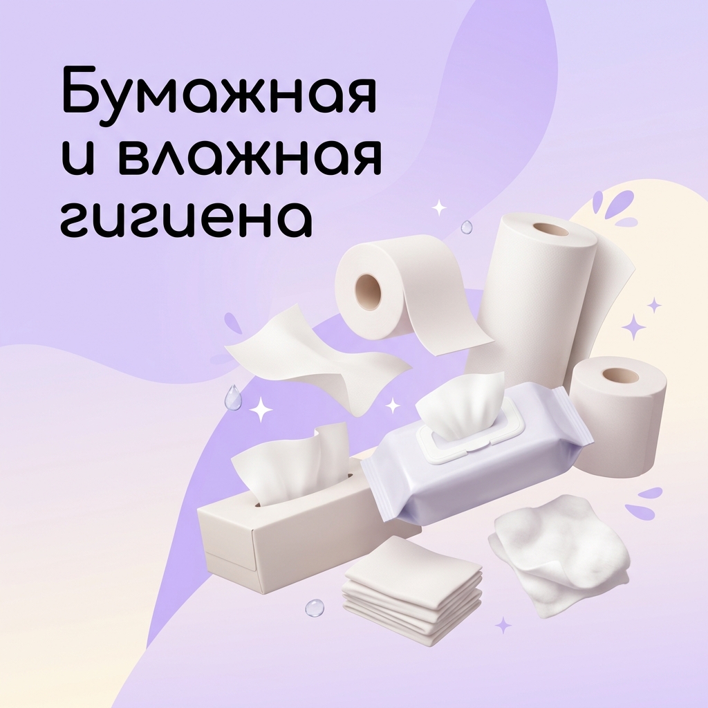 Салфетки и полотенца бумажные