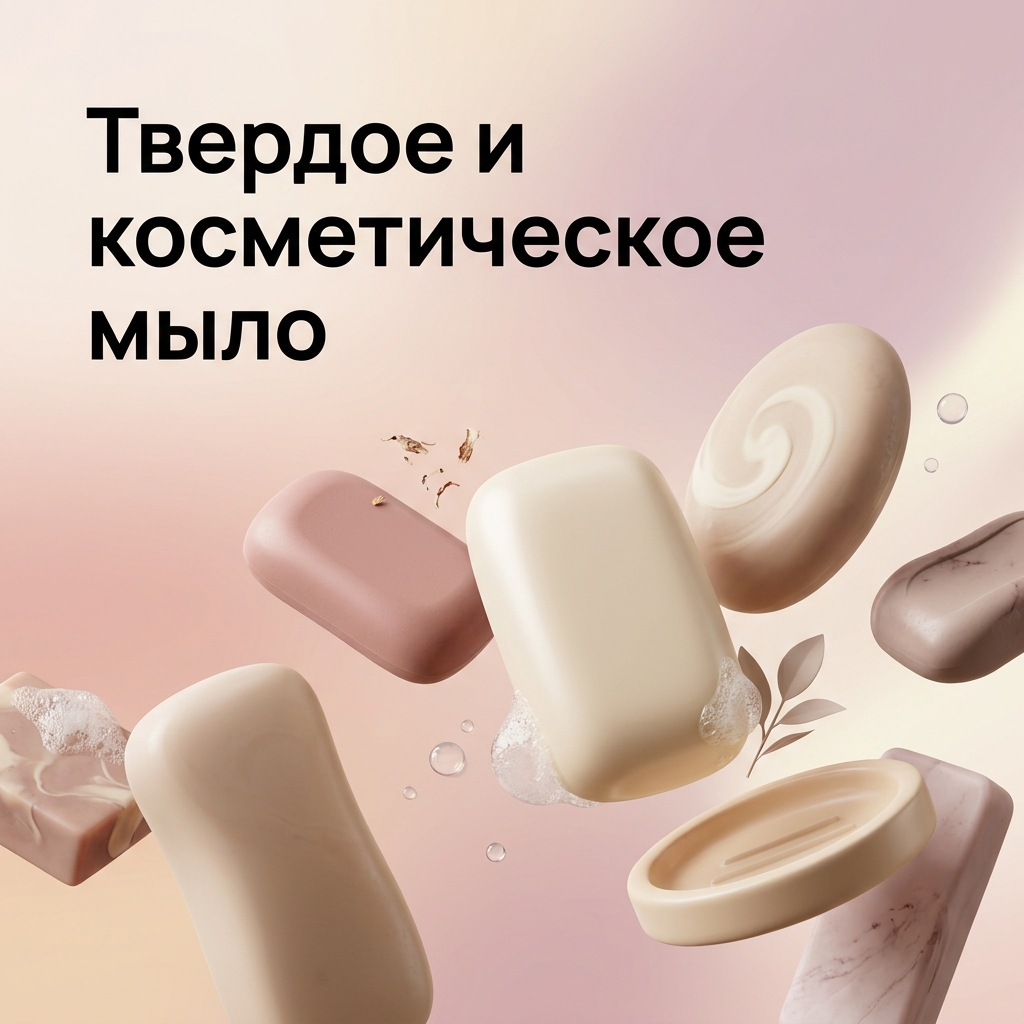 Твердое и косметическое мыло