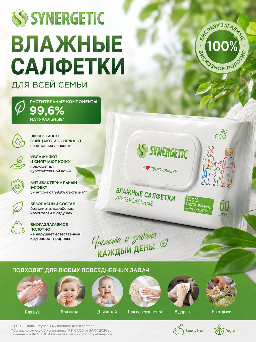 Влажные салфетки