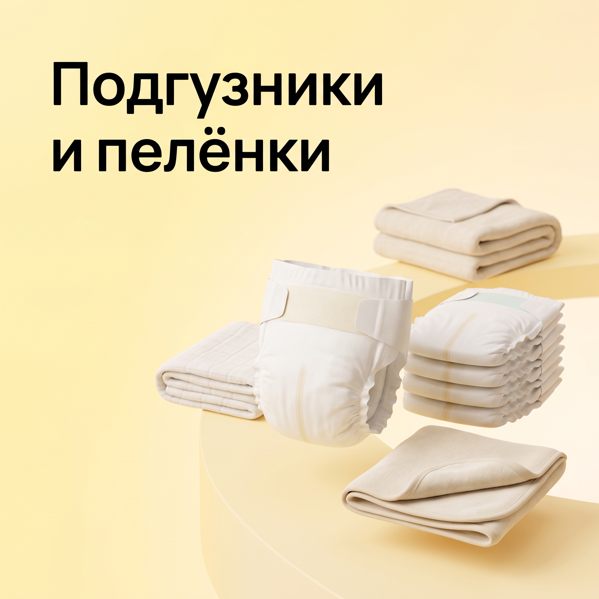 Подгузники и пелёнки