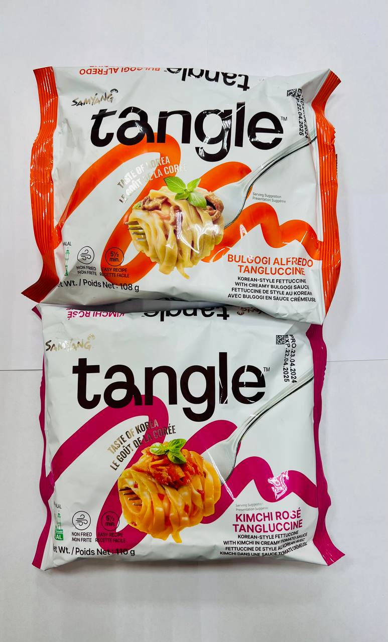Лапша Tangle Samyang в стиле пасты феттучини