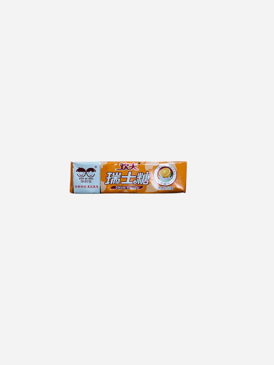 Жевательная конфета HuanFu BanDeBao со вкусом апельсина