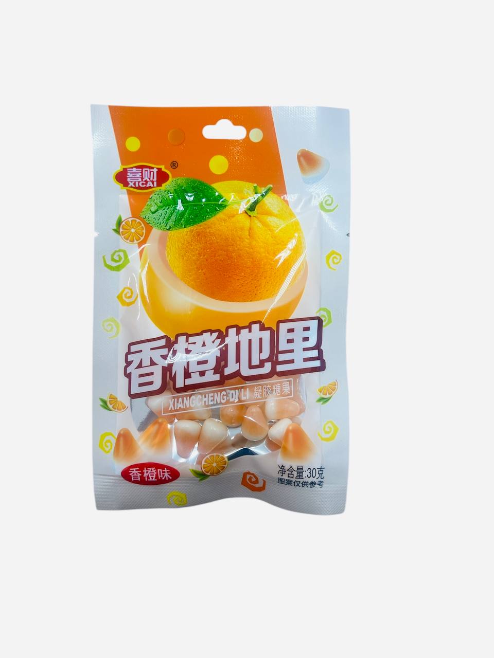 Гелевые конфеты Xicai со вкусом апельсина