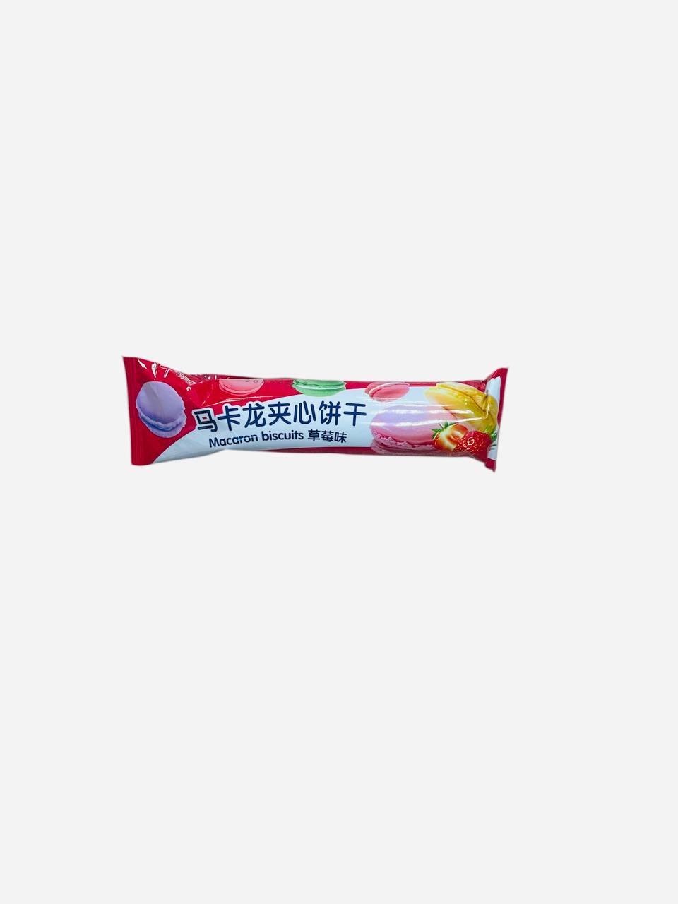 Печенье Qian Bai Tang в форме макаронс со вкусом клубники