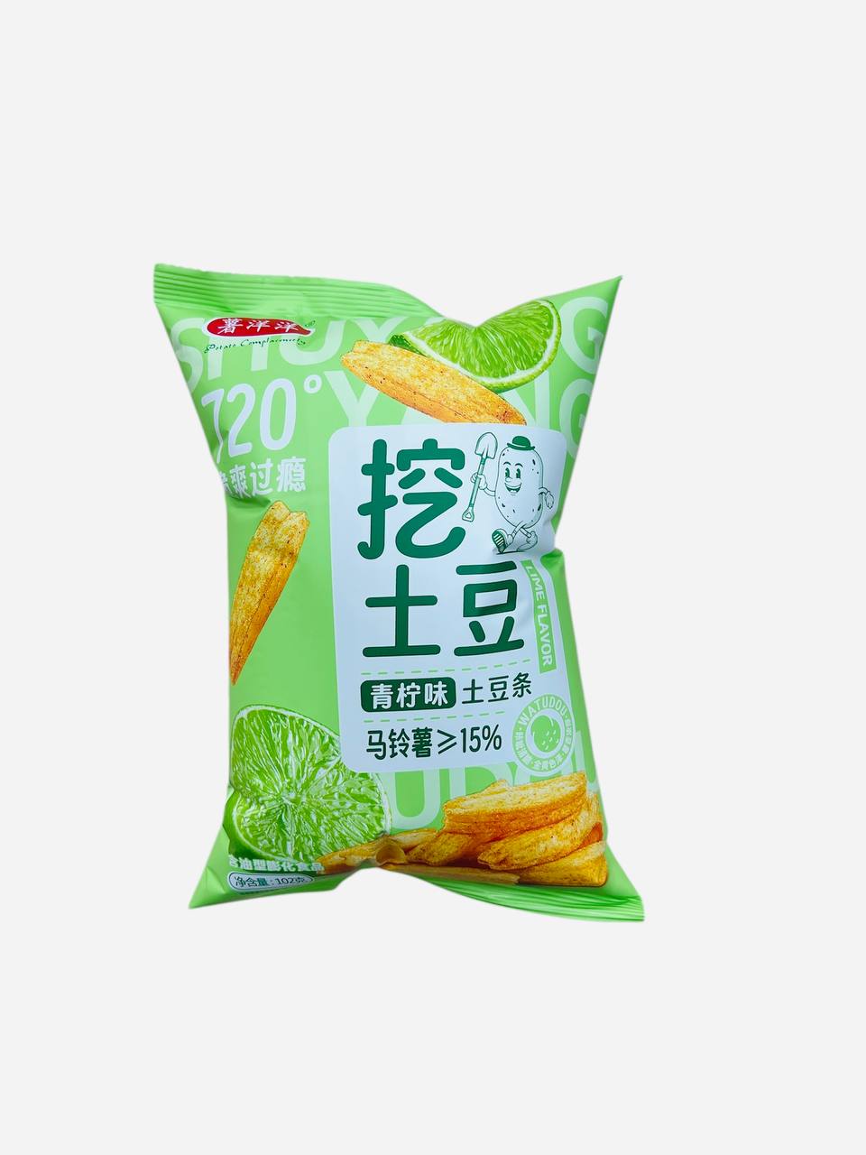 Чипсы Shuyangyang со вкусом лайма