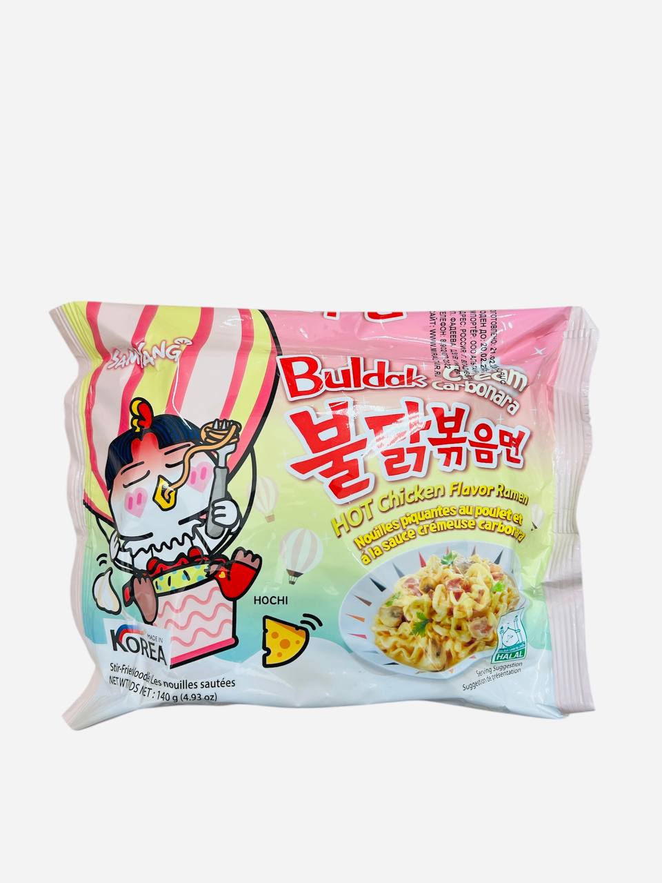 Лапша Samyang Buldak Карбонара куриная со сливочным сыром
