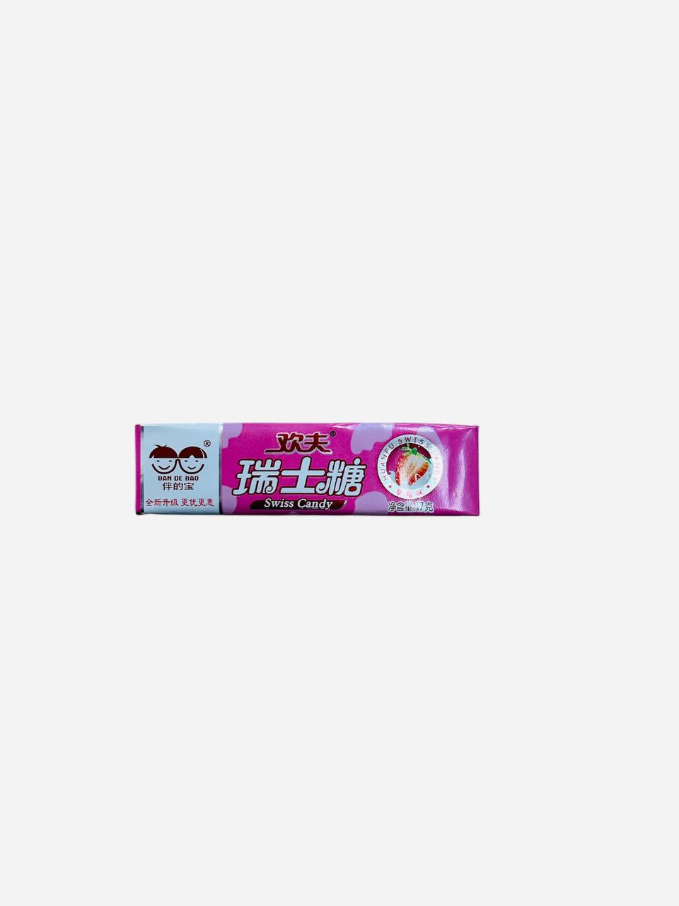 Жевательная конфета HuanFu BanDeBao со вкусом клубники